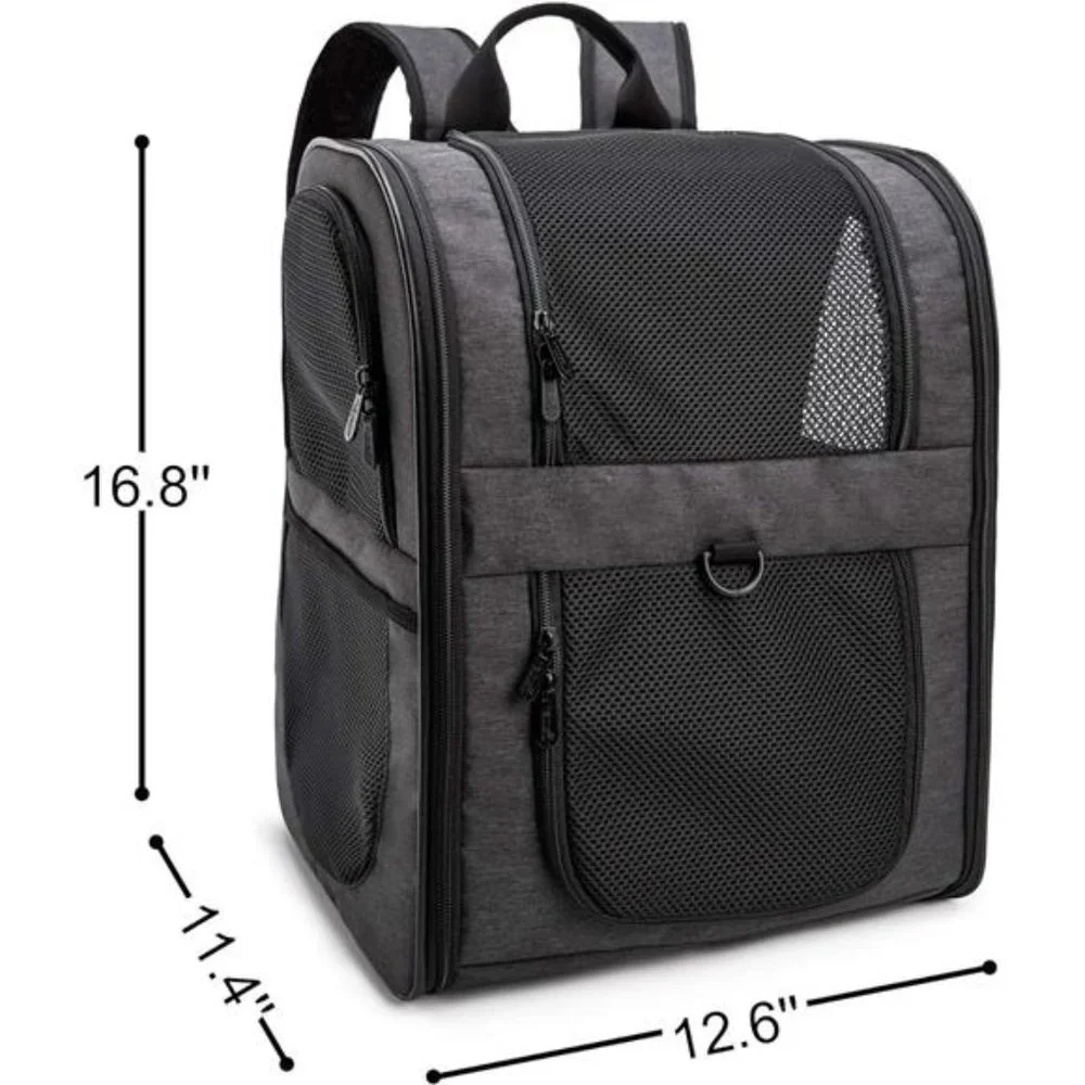 Pet Carrier Backpack for Large/Small Cats and Dogs, Puppies, Safety Features